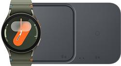 Foto van Samsung galaxy watch 7 4g groen 40mm + duo draadloze oplader