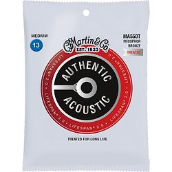 Foto van Martin strings ma550t authentic lifespan 2.0 phosphor bronze