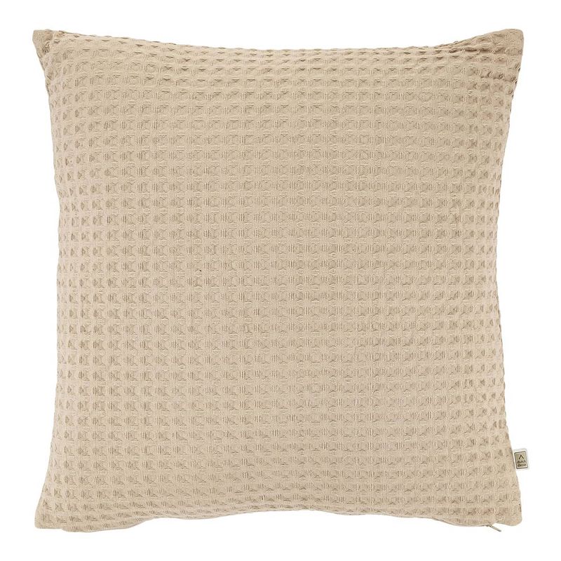 Foto van Dutch decor tresa - kussenhoes zand 45x45 cm - beige