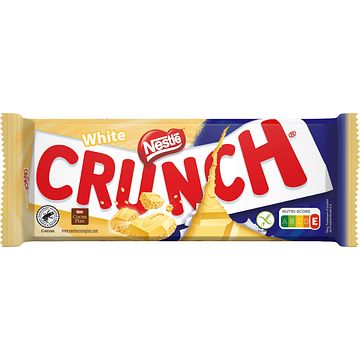 Foto van Nestle crunch witte chocolade reep bij jumbo