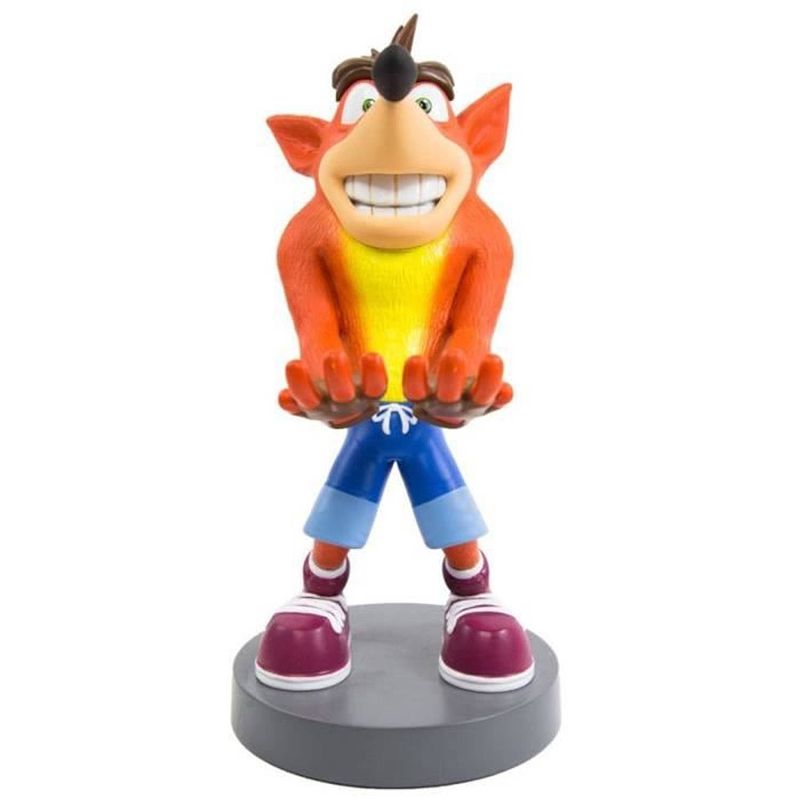 Foto van Beeldje ondersteuning en oplaadkabel guy crash bandicoot controller