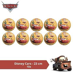 Foto van Bal - voordeelverpakking - disney cars - 23 cm - 10 stuks