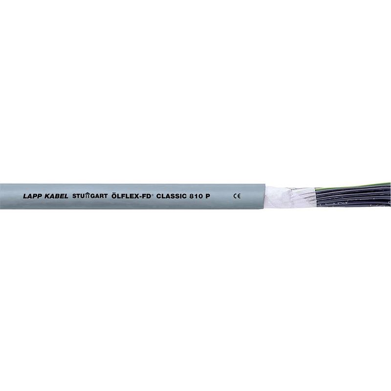 Foto van Lapp 26357-500 geleiderkettingkabel ölflex® classic fd 810 p 25 g 1.50 mm² grijs 500 m