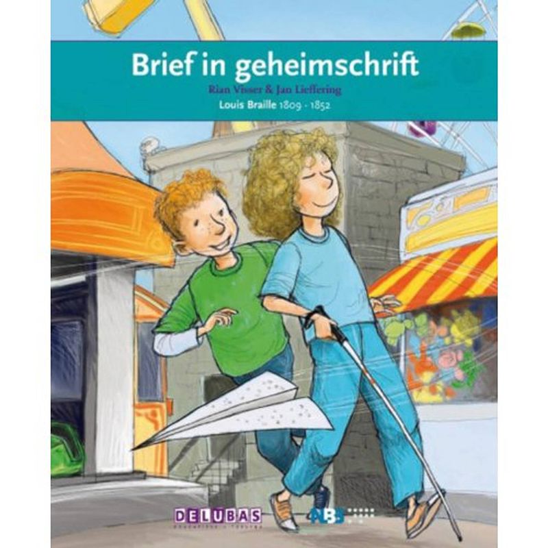 Foto van Brief in geheimschrift / het brailleschrift -