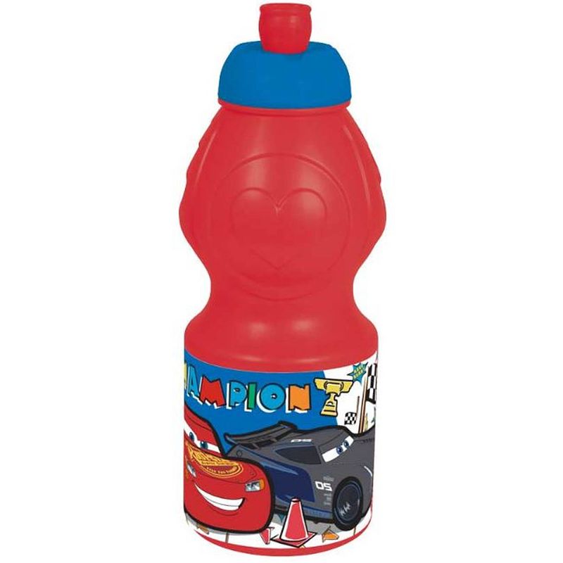 Foto van Disney drinkfles cars 3 junior 400 ml rood/blauw