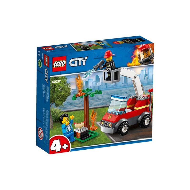 Foto van Lego city fire barbecuebrand blussen 60212