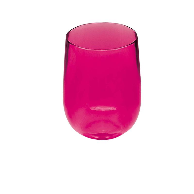 Foto van Zak!designs - stacky balloon longdrink glas 440 ml - san - roze