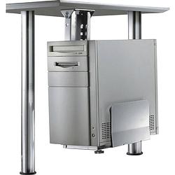 Foto van Neomounts by newstar cpu-d200silver cpu-d200silver pc-houder onder tafel zilver belastbaar tot: 30 kg