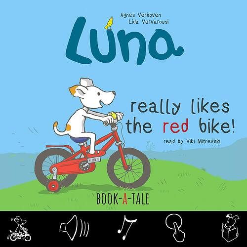 Foto van Luna really likes the red bike! - agnes verboven, lida varvarousi - ebook (9789493268043)