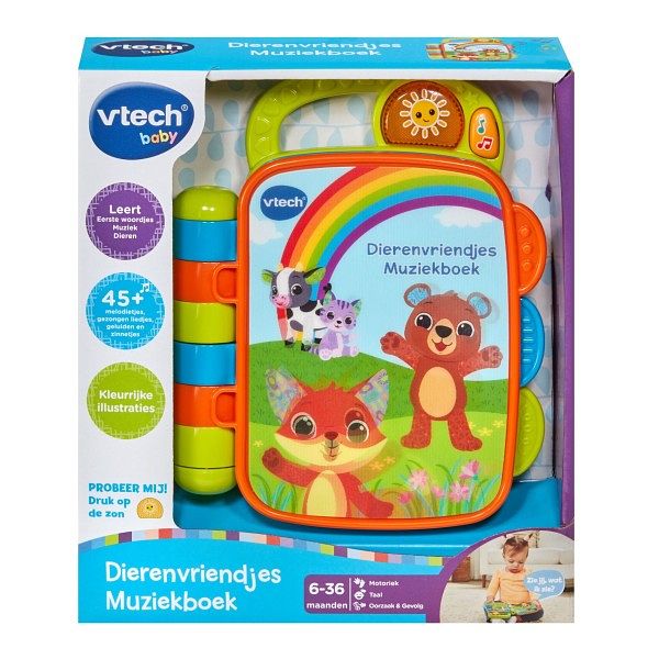 Foto van Vtech baby dierenvriendjes muziekboek