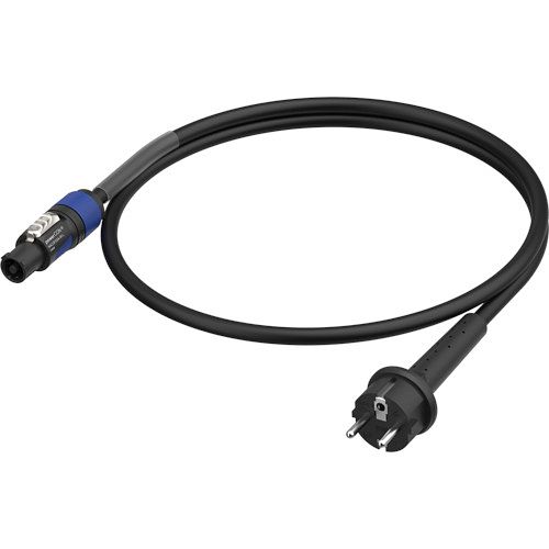 Foto van Neutrik nkph01-mfa3 power cord h07rn-f3g1.5 powercon fxxa-schuko e+f (m) 3m