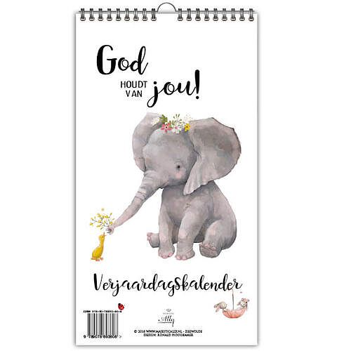 Foto van God houdt van jou! verjaardagskalender - paperback (9789078893608)