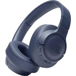 Foto van Jbl tune 710 hoofdtelefoons bedraad en draadloos hoofdband muziek usb type-c bluetooth blauw