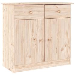 Foto van Vidaxl dressoir alta 77x35x73 cm massief grenenhout