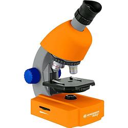 Foto van Bresser optik mikroskop junior 40x-640x orange kindermicroscoop monoculair 640 x doorvallend licht