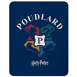 Foto van Harry potter fleece deken logo - 110 x 140 cm - polyester