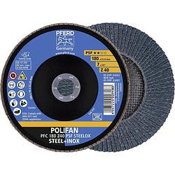 Foto van Pferd 67764185 polifan-lamellenschijf pfc 180 z 40 psf steelox diameter 180 mm n/a 10.00 stuk(s)