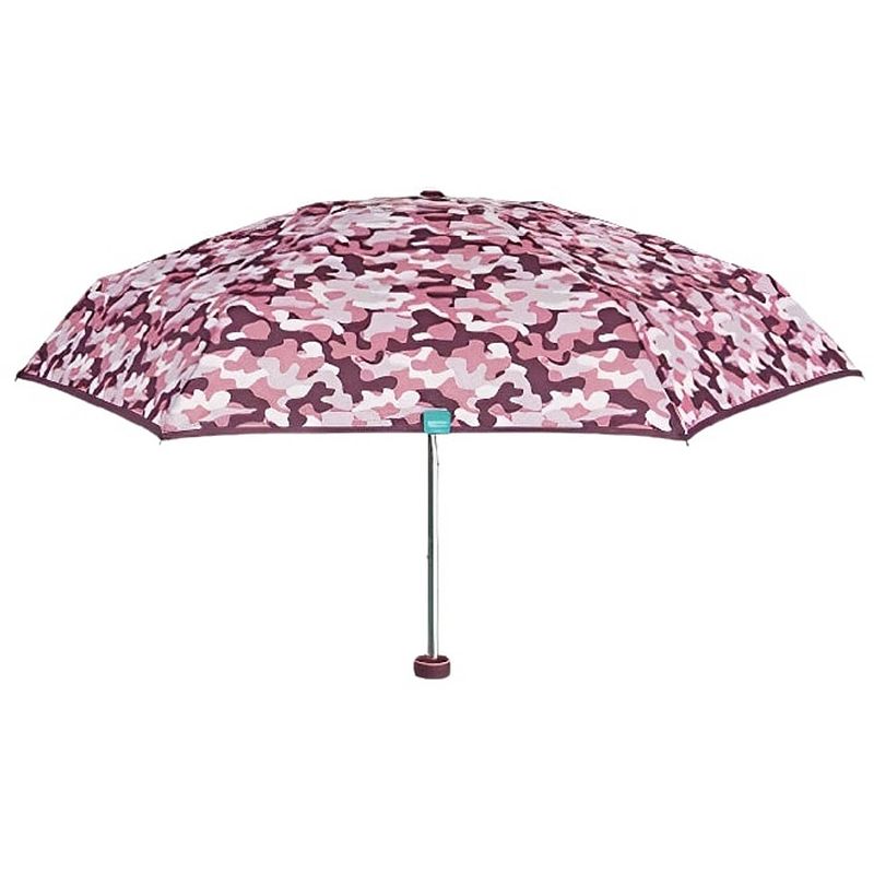 Foto van Perletti paraplu camouflage dames 90 cm microvezel roze