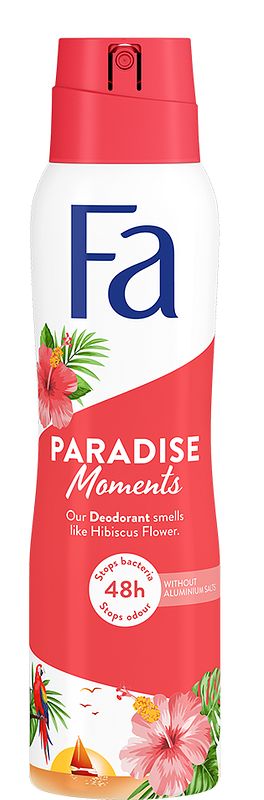 Foto van Fa paradise moments deospray