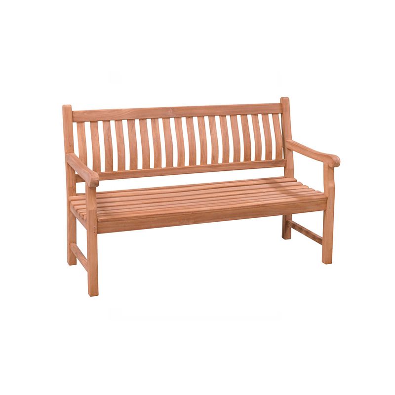 Foto van Livingfurn - tuinbank bench patrick - 50x150x60 - teakhout