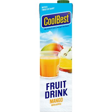 Foto van Coolbest fruitdrink mango 1l bij jumbo