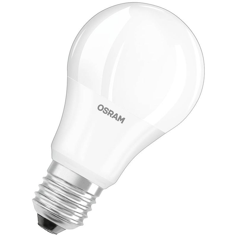 Foto van Osram 4058075831865 led-lamp energielabel f (a - g) e27 peer 10 w = 75 w neutraalwit (ø x l) 60 mm x 113 mm 1 stuk(s)