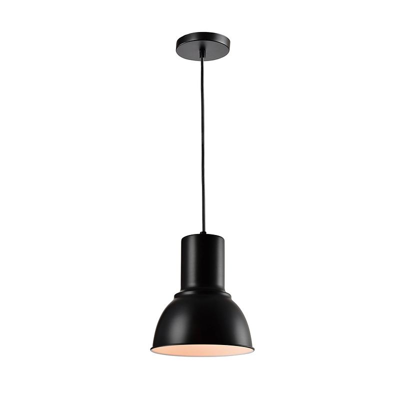 Foto van Quvio hanglamp rond zwart - quv5075l-black