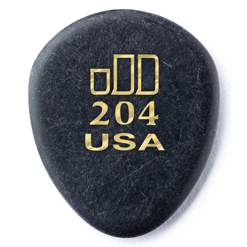 Foto van Dunlop 477p204 jazztone round tip pick plectrumset (6 stuks)