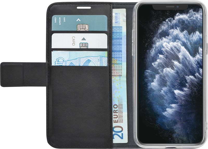 Foto van Azuri wallet apple iphone 11 pro book case zwart