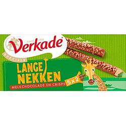 Foto van Verkade lange nekken 150 g (5 x 2 stuks) bij jumbo