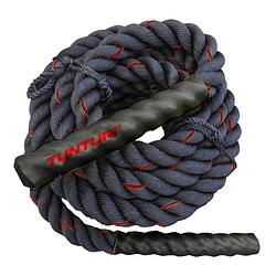 Foto van Tunturi battle rope - fitness rope - functional training rope - fitness touw - 15 meter - incl. gratis fitness app