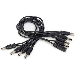 Foto van Rockboard flat daisy chain power cables 1-8 recht