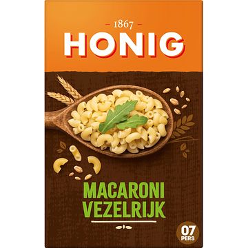 Foto van Honig macaroni vezelrijk 550g bij jumbo