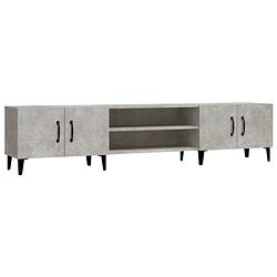 Foto van The living store tv-kast - tv-meubel betongrijs - 180 x 31.5 x 40 cm (l x b x h)