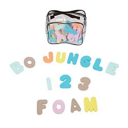 Foto van Bo jungle b-bath foam nummers en letters (36 stuks)