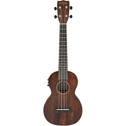 Foto van Gretsch g9110-l a.e. concert long-neck ukulele elektrisch-akoestische concert ukelele met gigbag