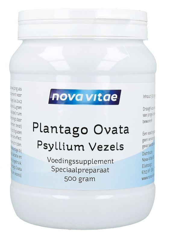 Foto van Nova vitae plantago ovata psyllium vezels