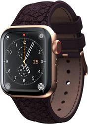 Foto van Njord eldur watchband voor apple watch 44 mm wearable bandje paars