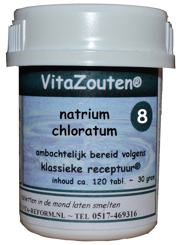 Foto van Vita reform vitazouten nr. 8 natrium chloratum muriaticum 120st