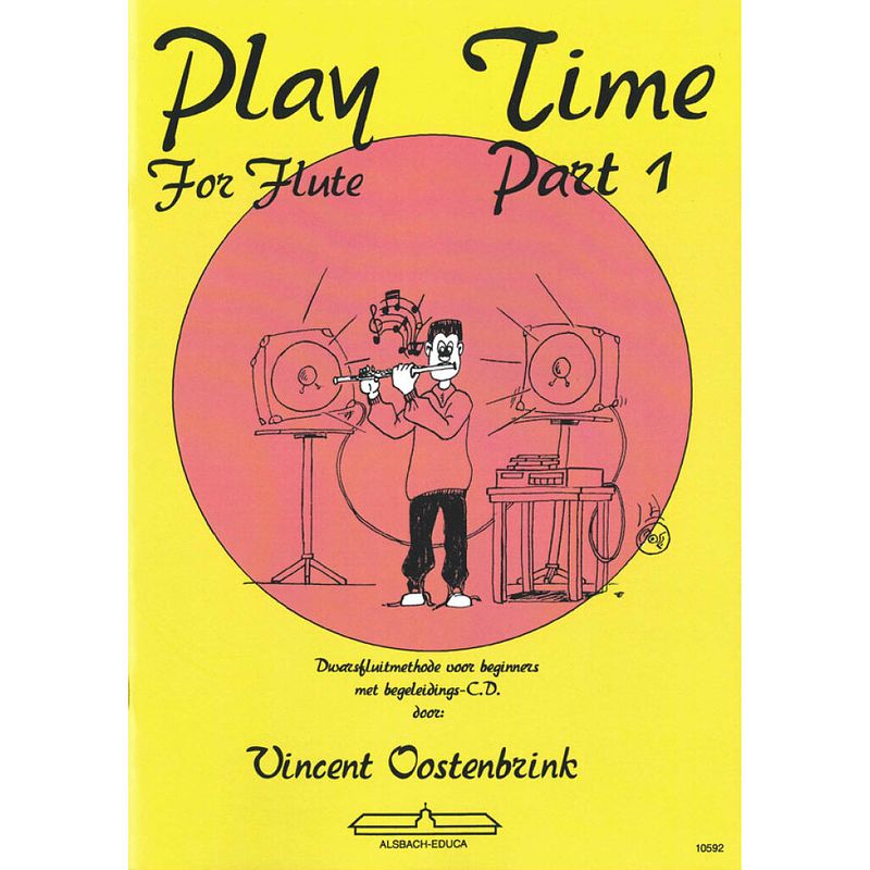 Foto van Hal leonard play time 1 lesboek voor dwarsfluit - nederlands