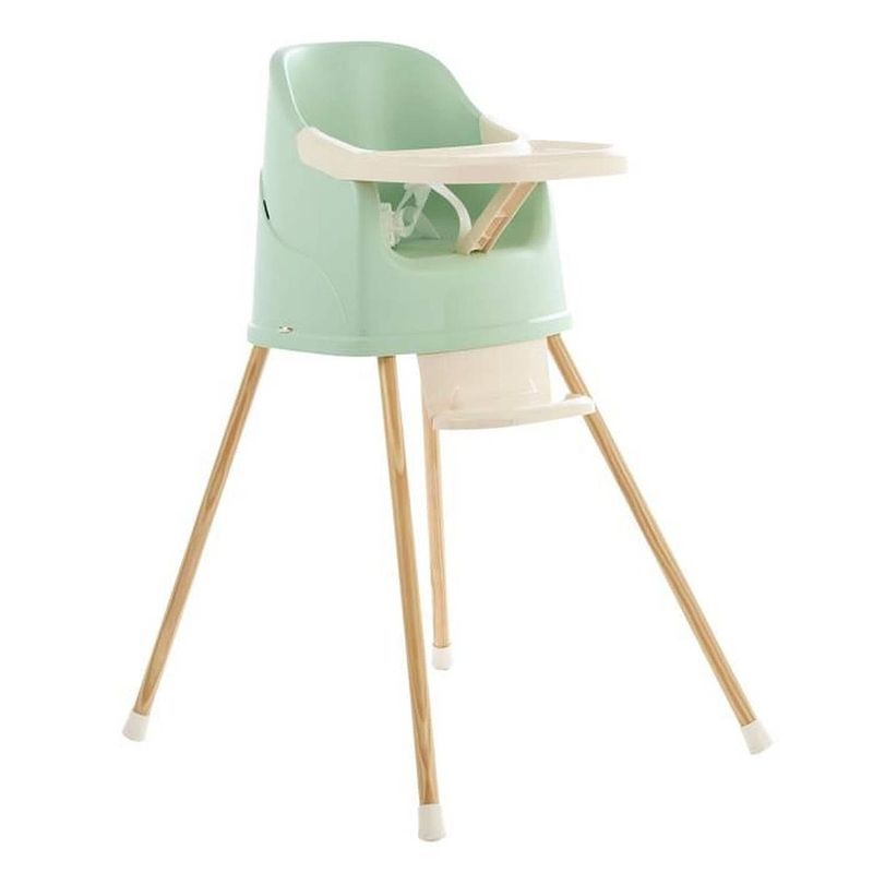 Foto van Stoel high evolutionary thermobaby youpla céladon green - made in frankrijk