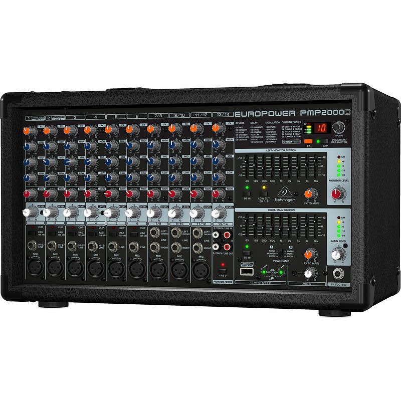 Foto van Behringer europower pmp2000d actief mengpaneel