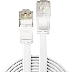 Foto van Lindy 47540 rj45 netwerkkabel, patchkabel cat 6a u/ftp 30.00 cm wit snagless 1 stuk(s)