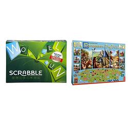 Foto van Spellenbundel - 2 stuks - scrabble original & carcassonne big box 3