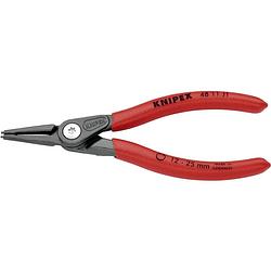 Foto van Knipex 48 11 j1 precisie-borgveertang geschikt voor borgringen binnenringen 12-25 mm puntvorm recht