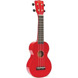 Foto van Mahalo mr1/rd rainbow series sopraan ukelele rood