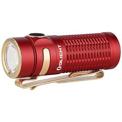 Foto van Olight baton 3 premium red zaklamp werkt op een accu led 1200 lm 33 h 53 g