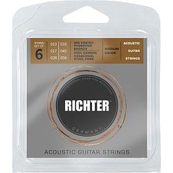 Foto van Richter 1842 acoustic guitar strings 13-56 snarenset voor westerngitaar