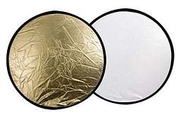 Foto van Falcon eyes reflectiescherm cfr-32gs goud/zilver 82 cm