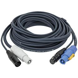 Foto van Dap fp18 hybride kabel powercon - 5p xlr, 6 meter